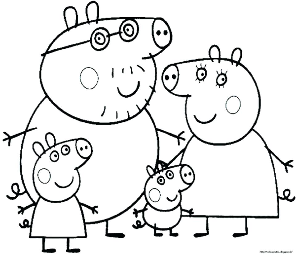 960x827 Coloring Pages Pig Coloring Pages Free To Print Pig Coloring