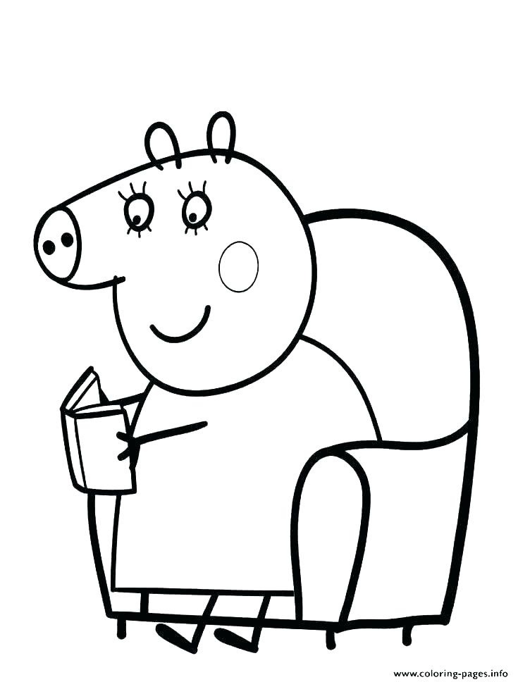735x968 Porky Pig Coloring Pages