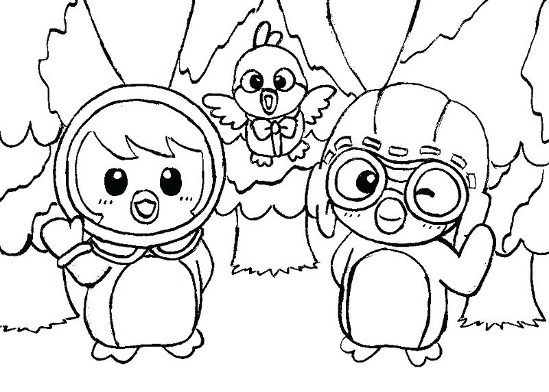 Pororo Coloring Pages at GetDrawings | Free download