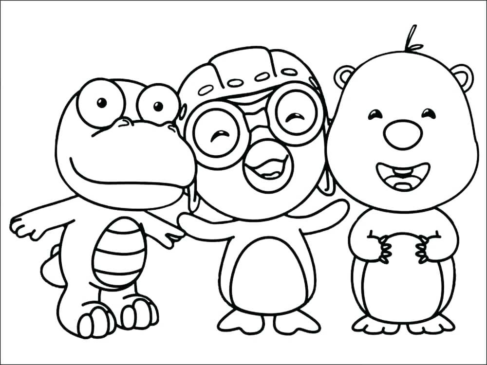 1000x750 The Little Penguin And Friends Coloring Pages Coloring Pages Print