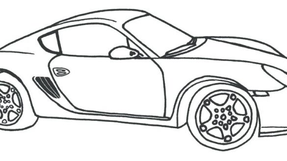 585x329 Porsche Coloring Pages Spyder Page Free Printable