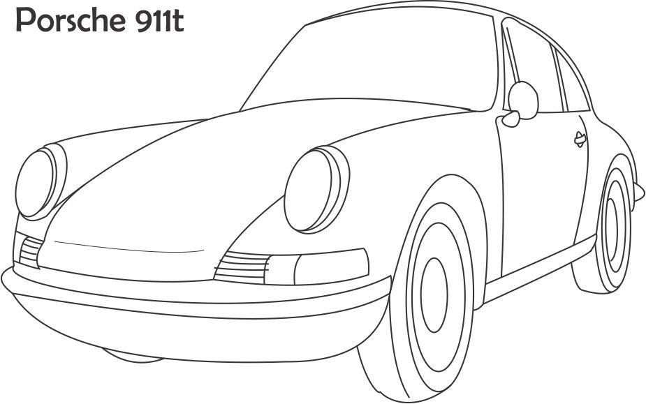 925x579 Porsche Coloring Pages