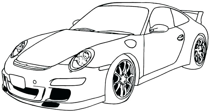 720x384 Porsche Coloring