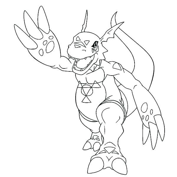600x600 Digimon Coloring Pages Coloring Page Coloring Pages Tamers