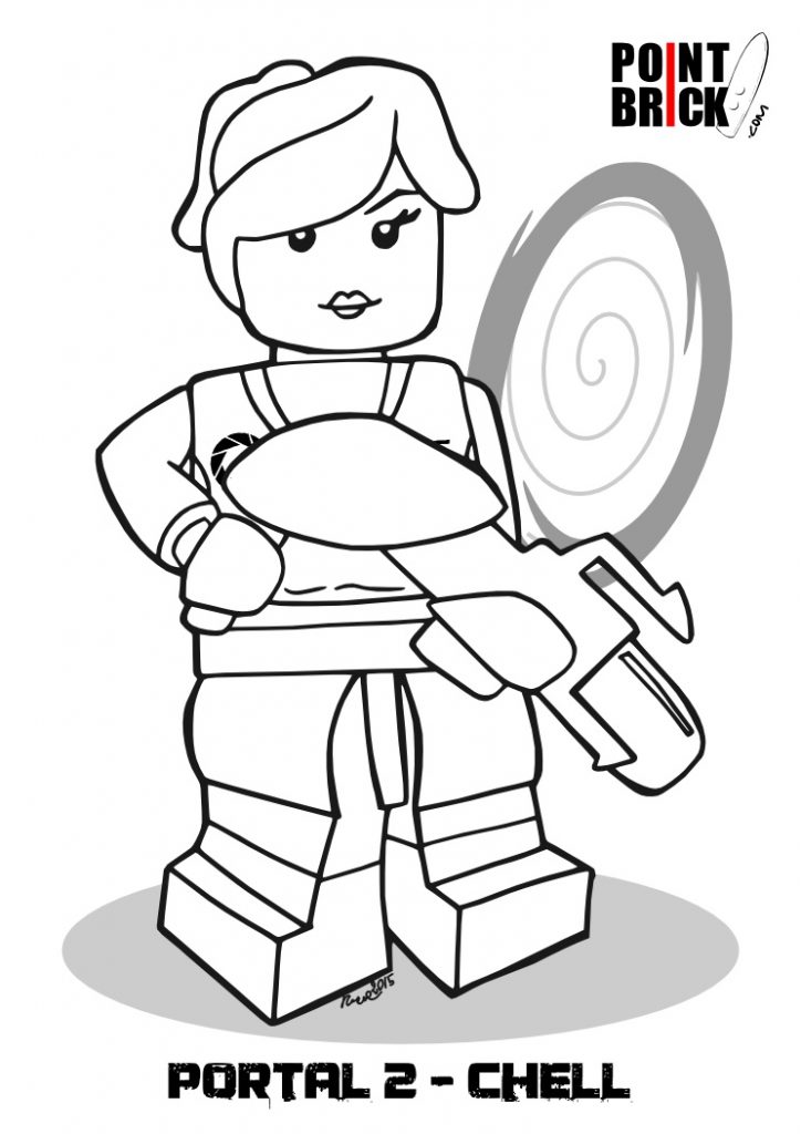 724x1024 Portal Coloring Pages