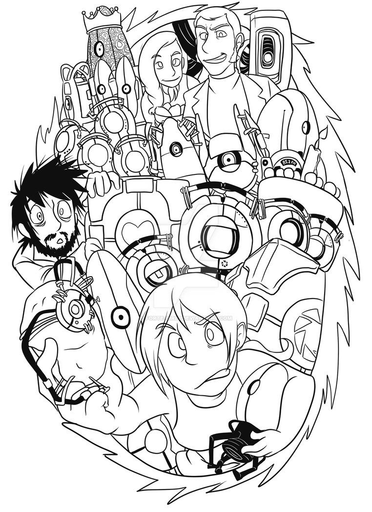 762x1048 Portal Portals Wip Coloring Page