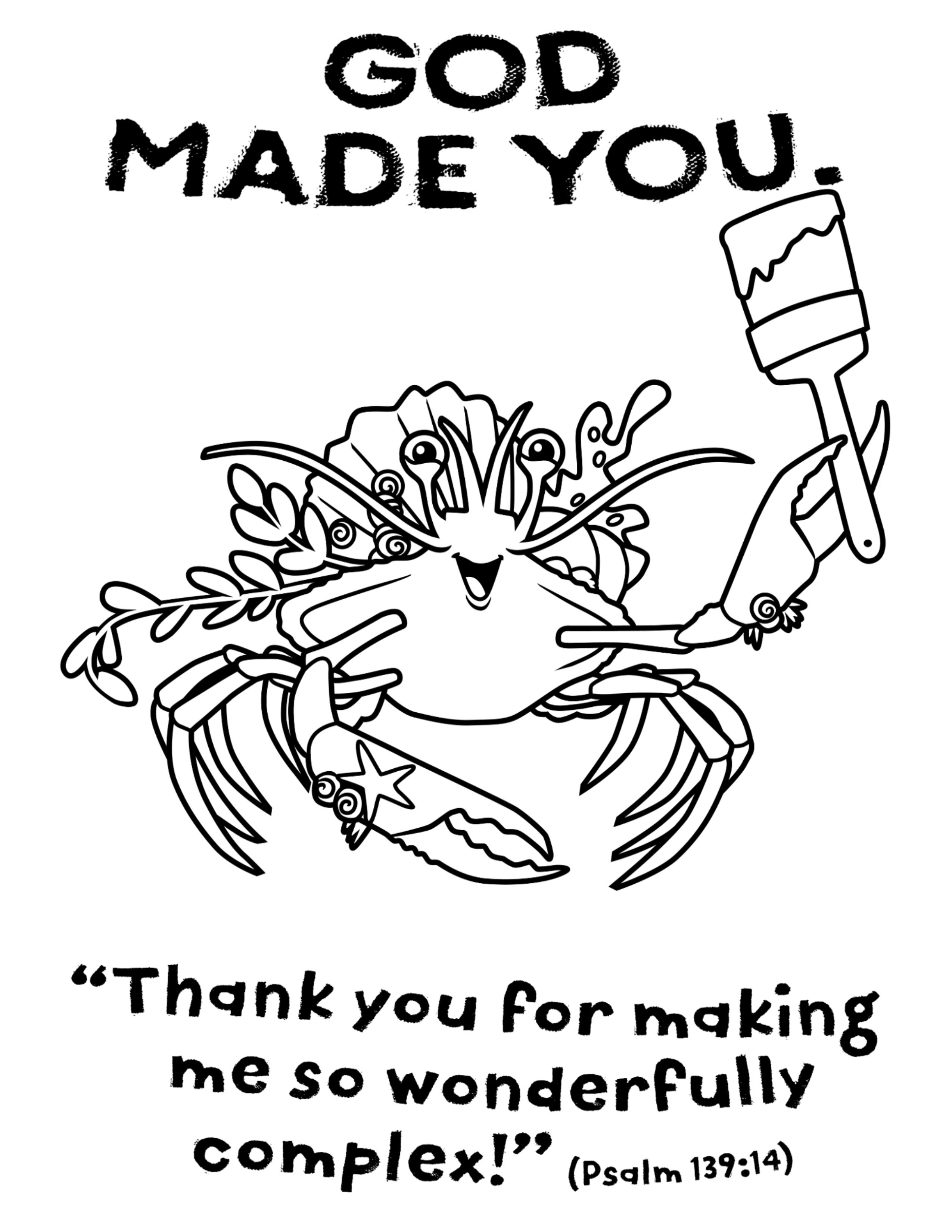 2550x3300 Make A Postcard Coloring Page