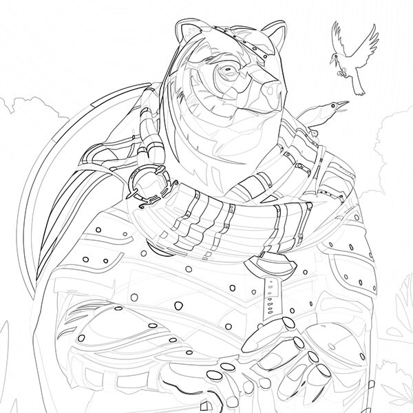 600x600 Orkney Coloring Pages