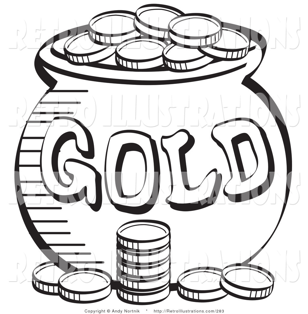1024x1044 Pot Of Gold Coloring Page