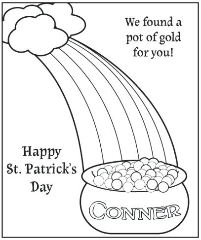 407x487 Pot Of Gold Coloring Pages Pot Of Gold Coloring Page Printable Pot