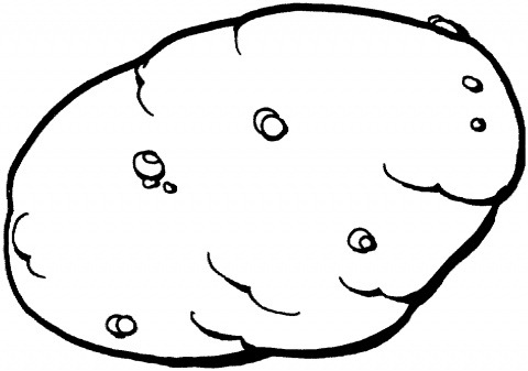 480x337 Potato Coloring Page Coloring Book