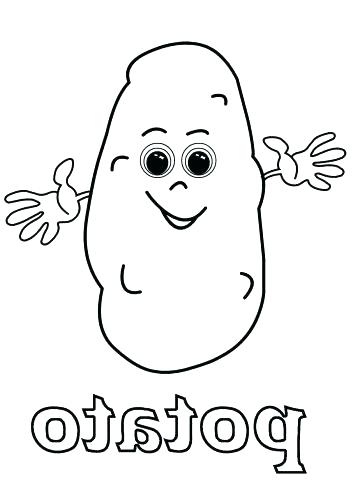 353x500 Potato Coloring Pages Potato Coloring Page Potatoes Coloring Pages