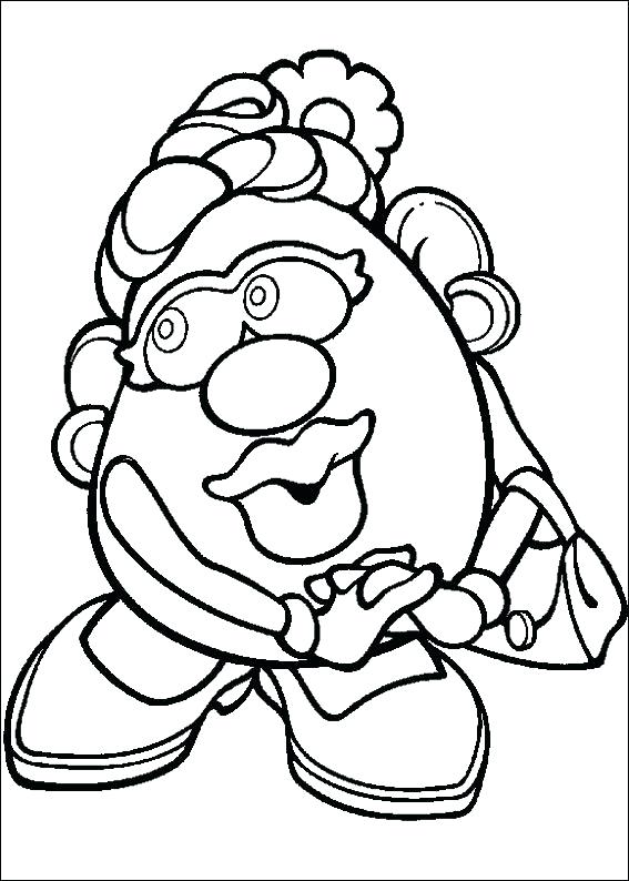 567x794 Potato Coloring Pages Potato Head Small Potatoes Colouring Pages