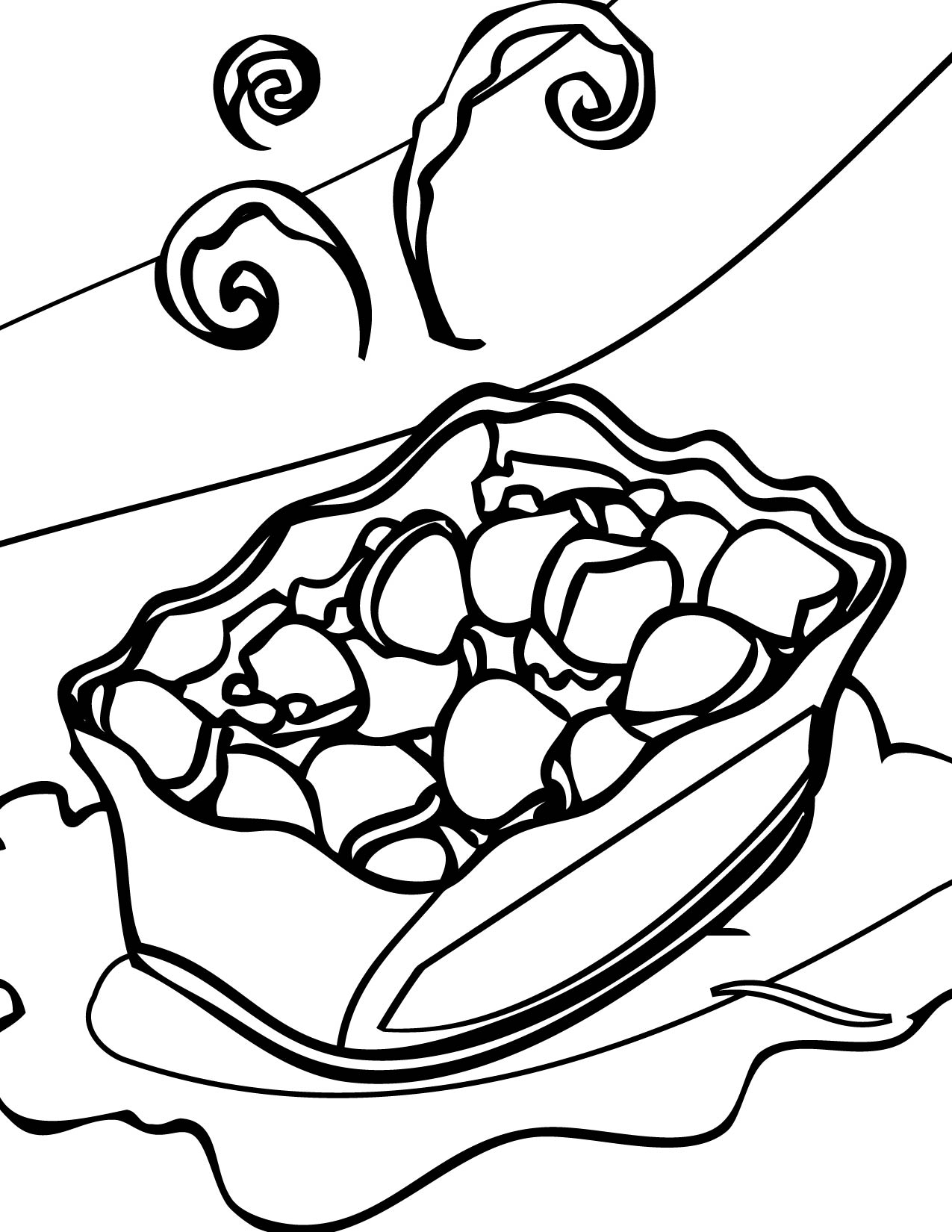 1275x1650 Potato Salad Coloring Page