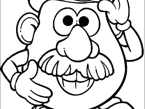 567x425 Horse Head Coloring Page Head Coloring Page Potato Coloring Pages