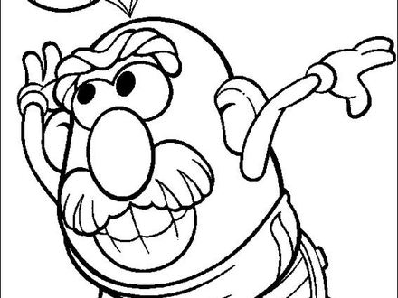 440x330 Mr Potato Head Coloring Page Mr Potato Head Coloring Page Mr