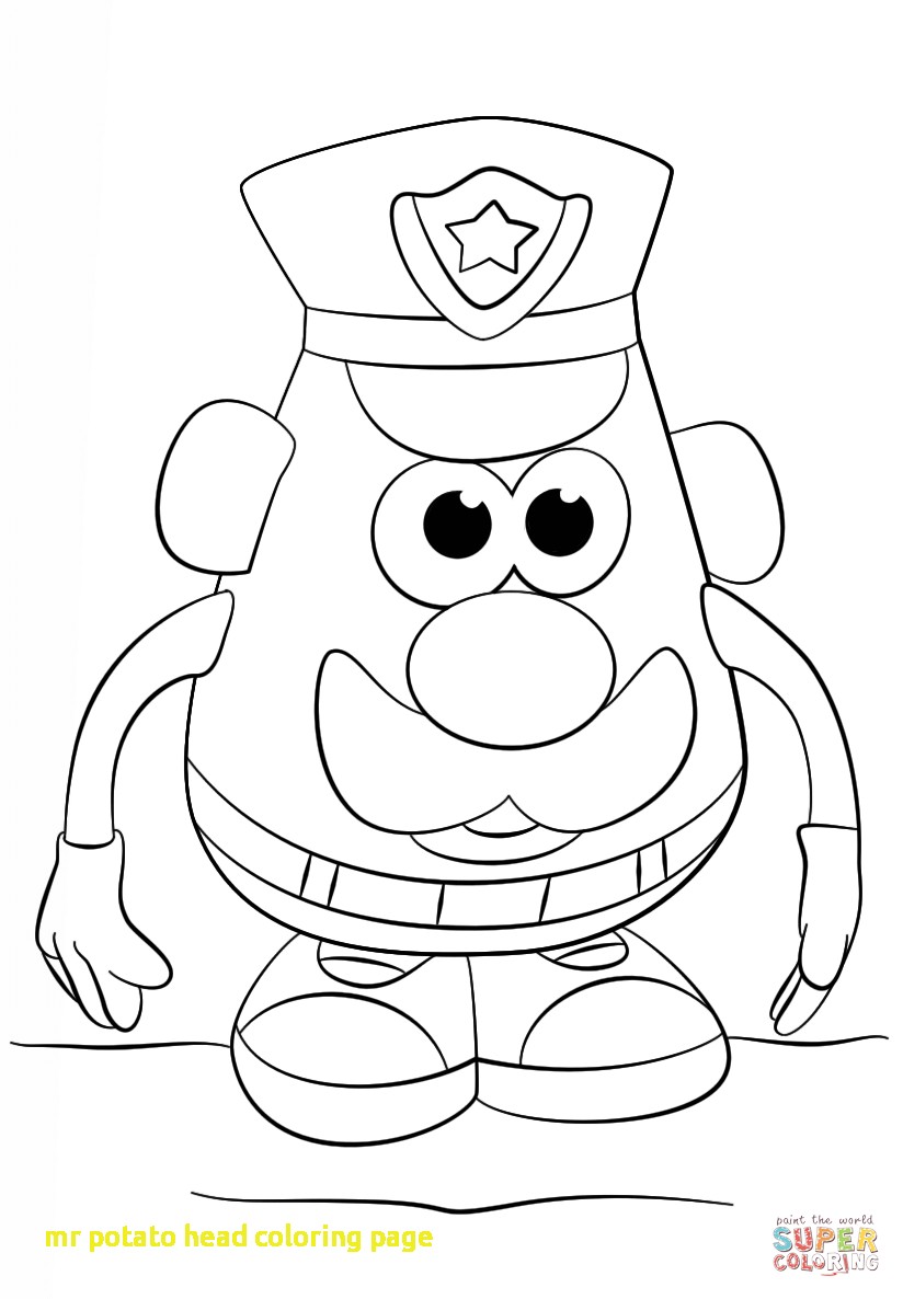 824x1186 Mr Potato Head Coloring Page With Kids N Fun Free Printable