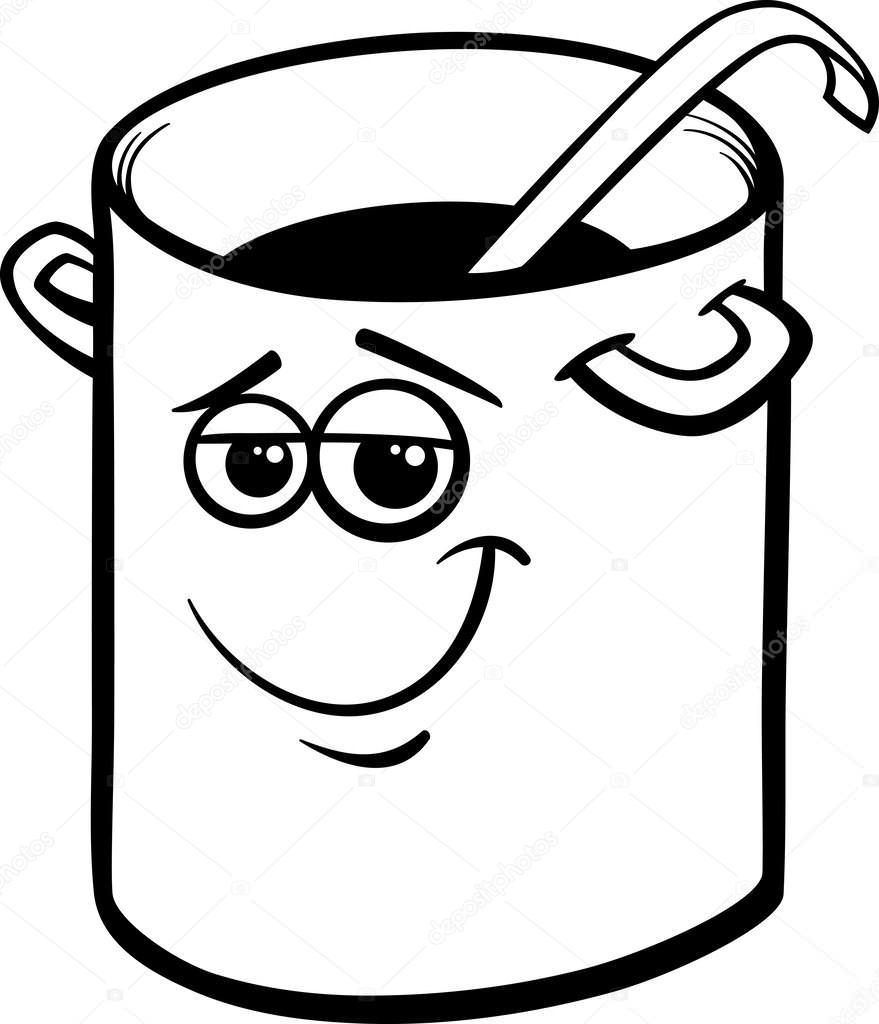 879x1024 Pot And Pan Coloring Page