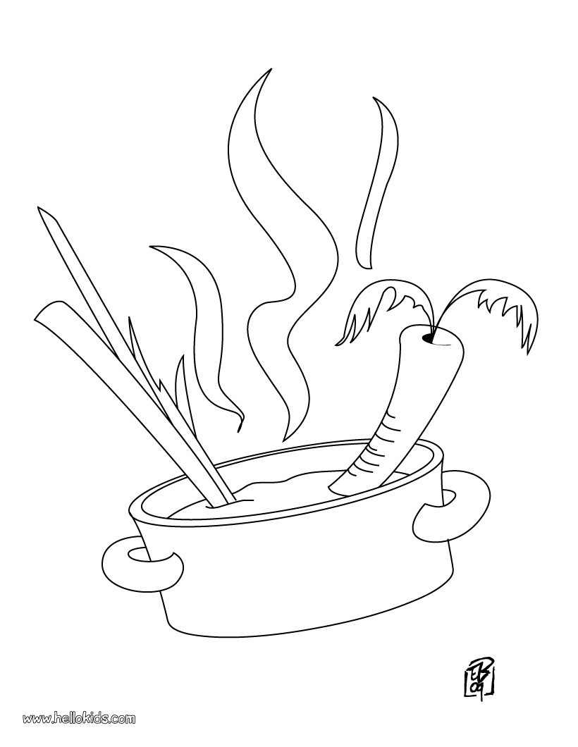 820x1060 Cooking Pot Coloring Pages