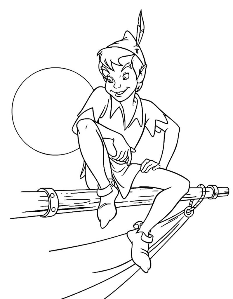 798x1024 Free Printable Peter Pan Coloring Pages For Kids, Pan Coloring