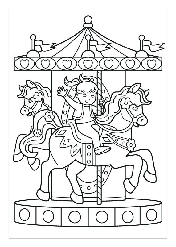 571x800 Potty Training Coloring Pages Carousel Coloring Pages Stock