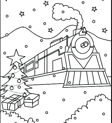 386x425 Polar Express Coloring Page Potty Training Coloring Sheets