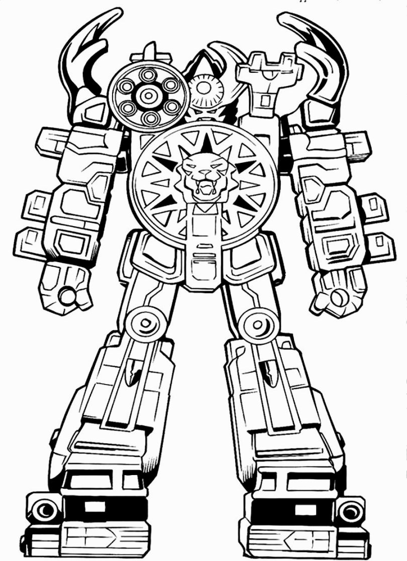 810x1116 Power Rangers Coloring Pages Megaforce Ribsvigyapan Power Megazord