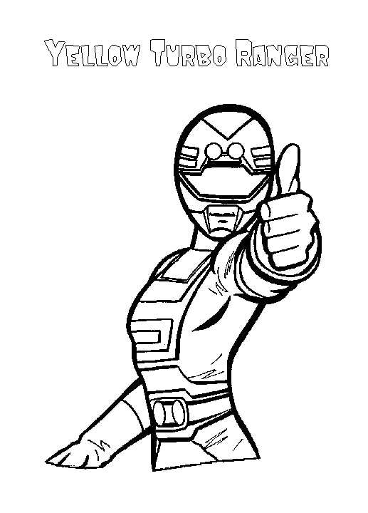 517x720 Power Rangers Coloring Pages