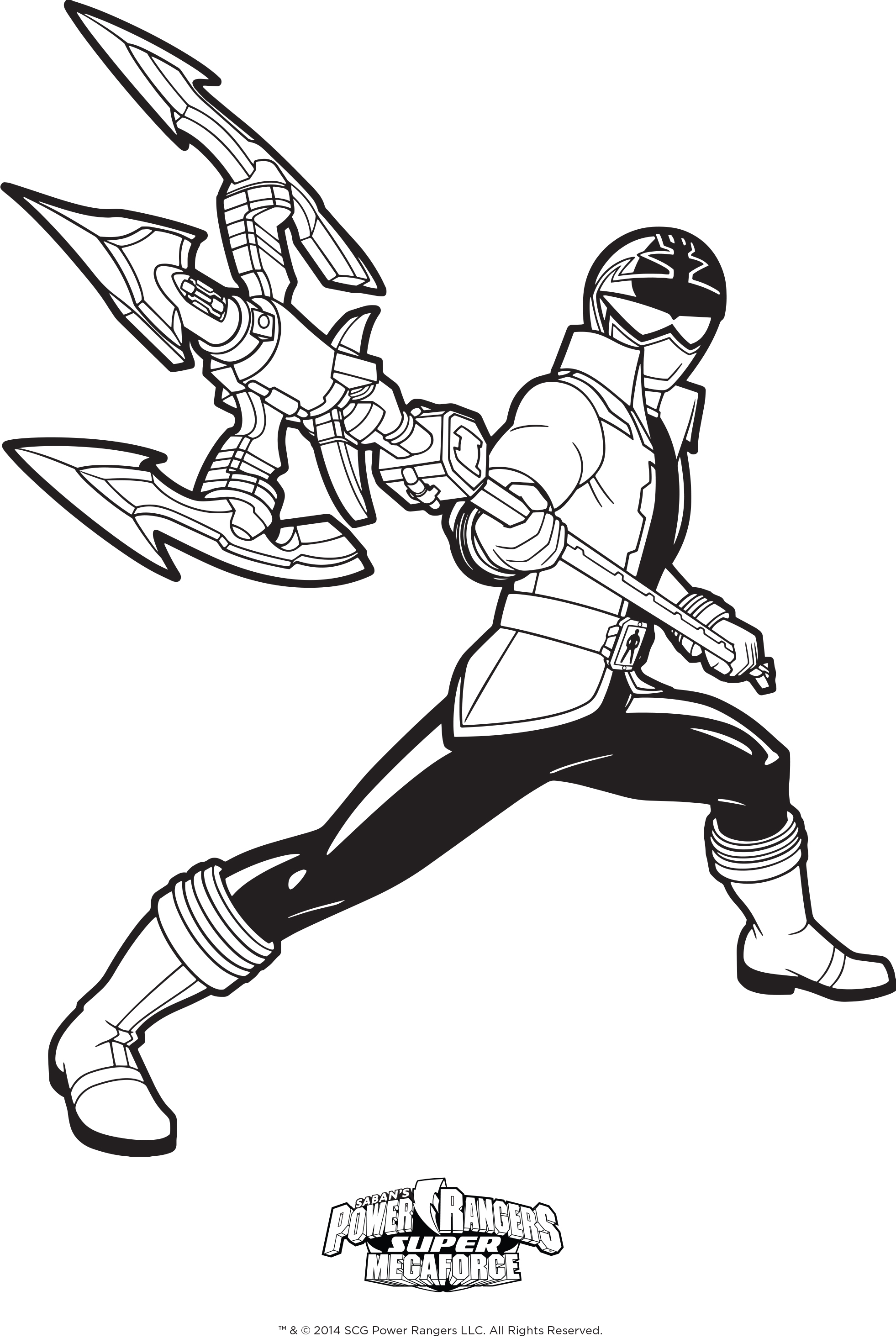1962x2930 Gallery Of Power Ranger Coloring Page In Power Rangers Coloring