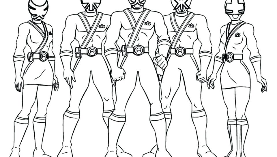 960x544 Power Rangers Jungle Fury Coloring Pages