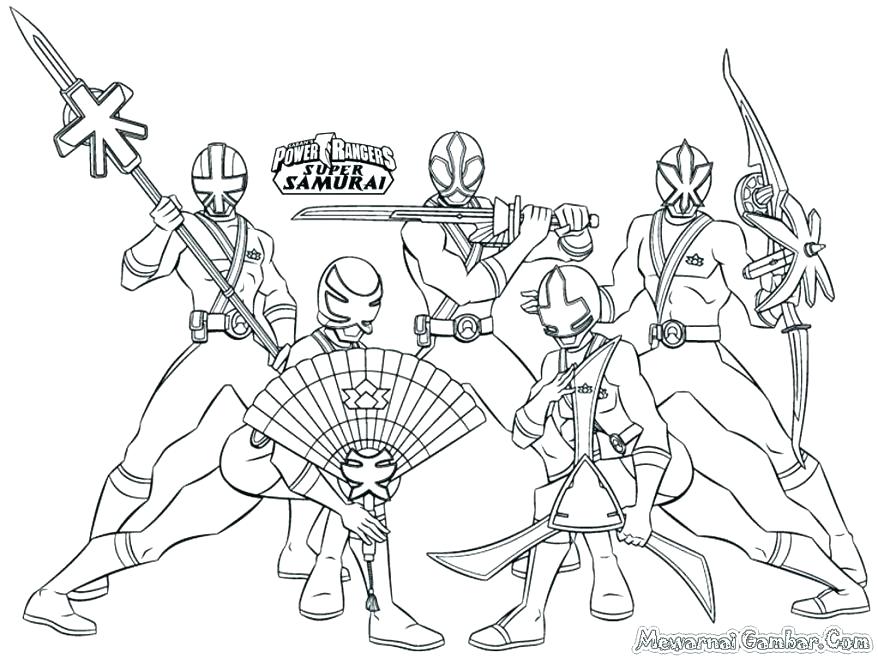 878x659 Megazord Coloring Pages Power Rangers Samurai Coloring Pages