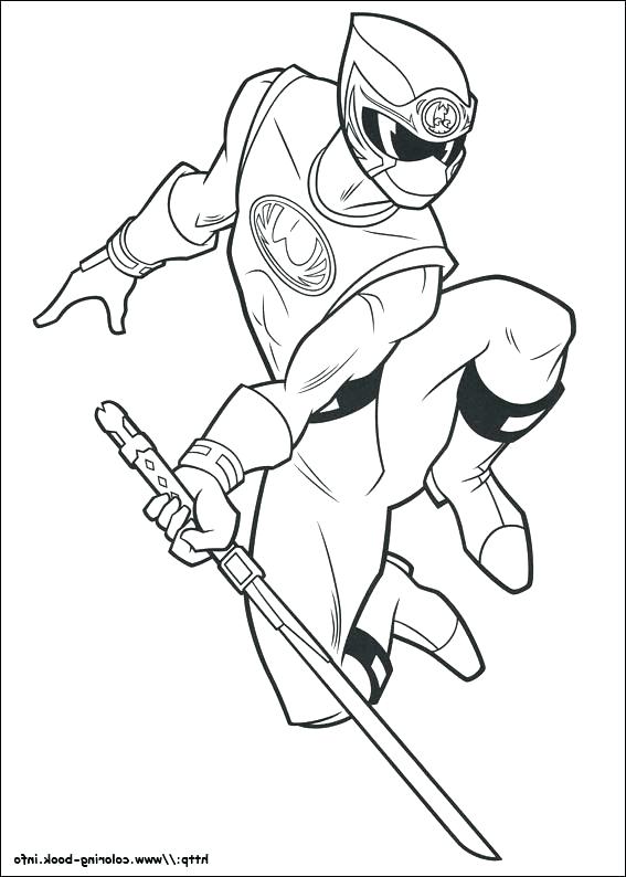 567x794 Mighty Morphin Power Rangers Coloring Pages