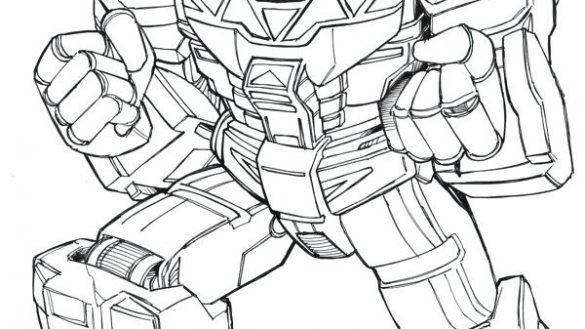 585x329 Megazord Coloring Pages Coloring Book