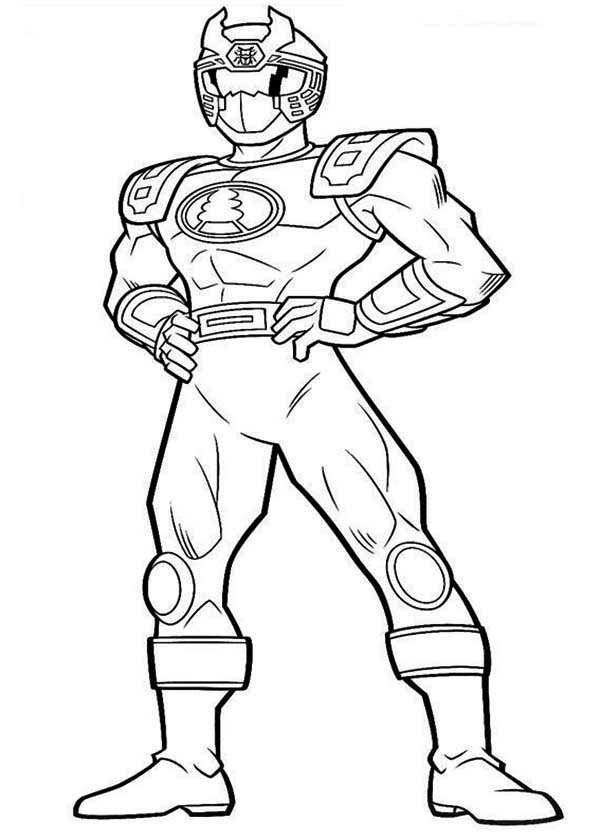 600x840 Blue Ranger In Power Rangers Ninja Storm Coloring Page Color Luna