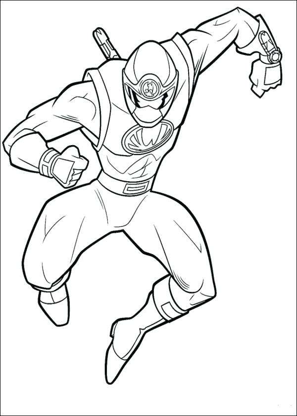 600x840 Power Rangers Ninja Storm Colouring Pages Samurai Coloring Picture