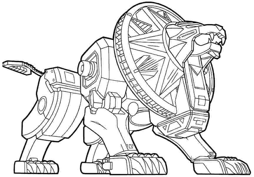 863x600 Power Rangers Printables Coloring Page