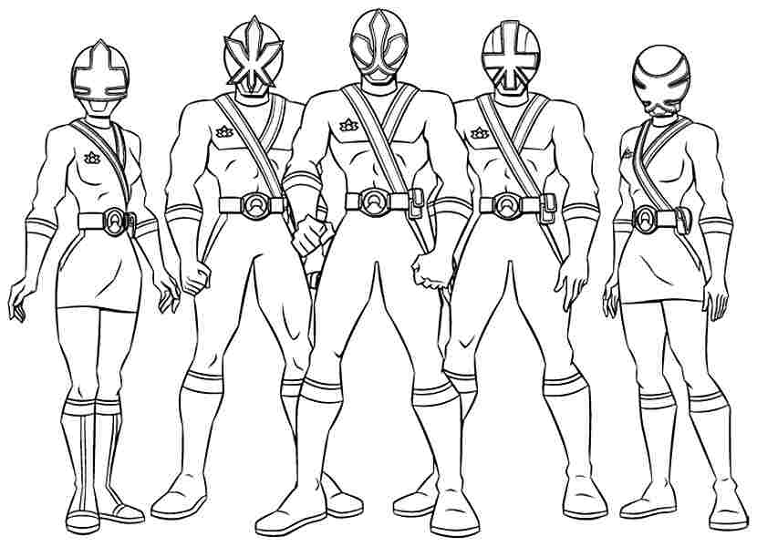 830x600 Power Rangers Printable Coloring Pages Printable Free