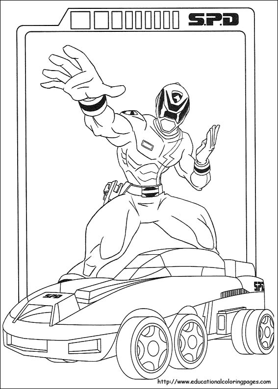 567x794 Power Rangers Coloring Pages Free For Kids