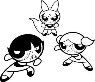 320x278 Powerpuff Girls Coloring Pages Coloring Pages To Print