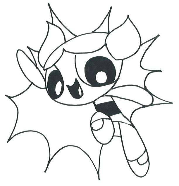 612x634 Bubbles Powerpuff Coloring Pages Power Puff Girls Girl Online