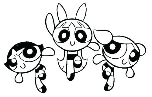 500x321 Powerpuff Coloring Pages