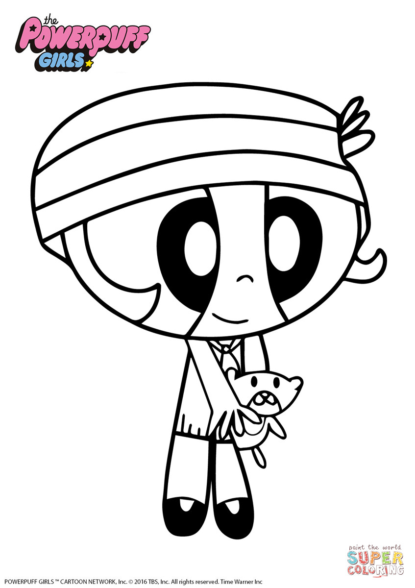 847x1200 Powerpuff Girls Blossom Coloring Pages Free