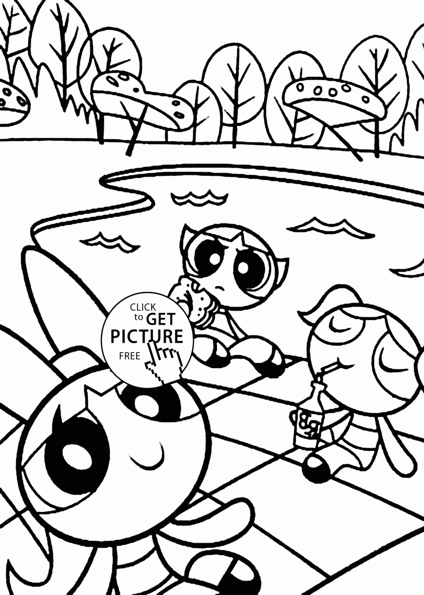 1483x2079 Powerpuff Girls Coloring Pages Vacation Also Blossom Fiscalreform