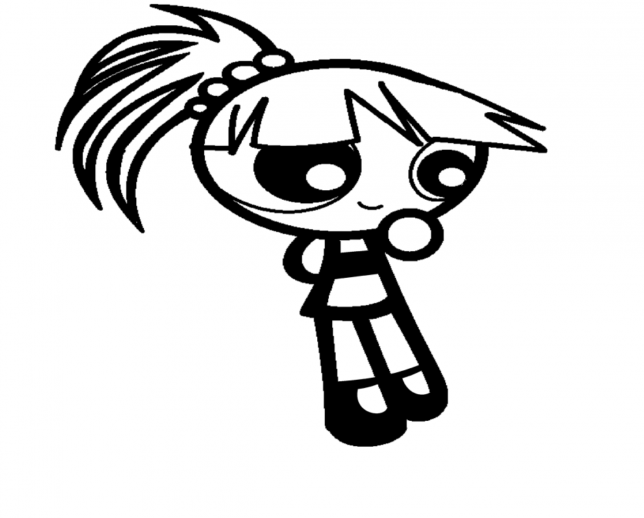 940x757 Blossom Powerpuff Girls Coloring Pages