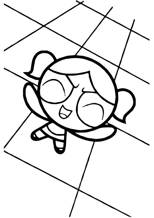 595x842 The Powerpuff Girls Bubbles Coloring Pages And Sheets For Print