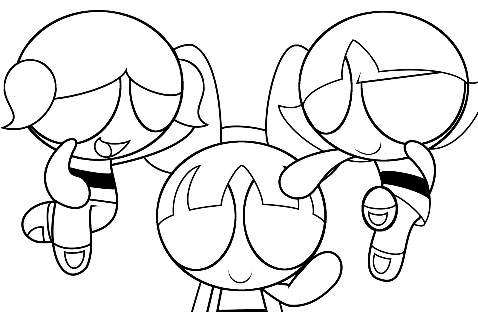 1600x1045 Sizable Power Puff Girls Coloring Page Printable Powerpuff Pages