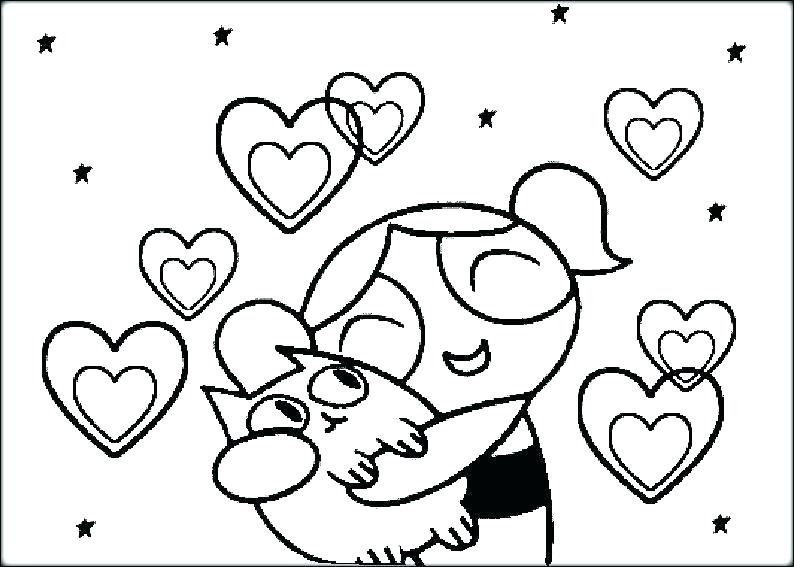 794x567 Powerpuff Girls Coloring Pages Extraordinary Power Puff Girls