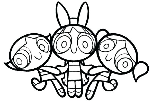 600x404 Powerpuff Coloring Pages