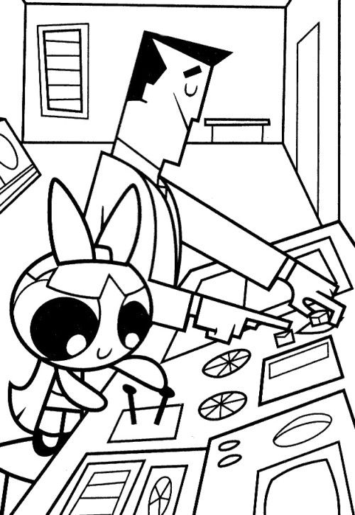 500x725 Powerpuff Girls Coloring Pages Space Are Coloring Page