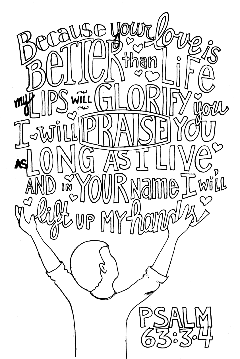 844x1259 Praise And Worship Coloring Pages
